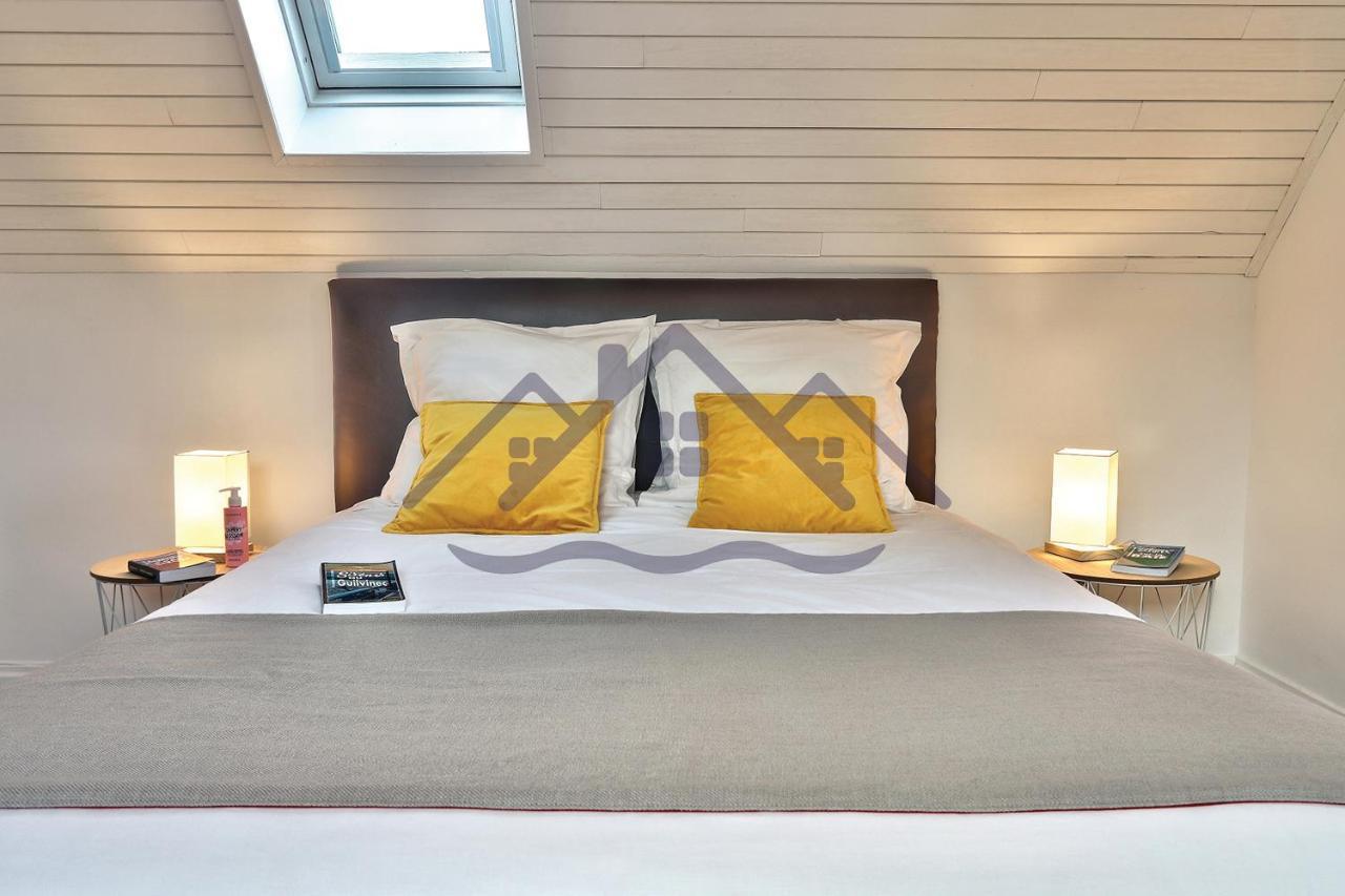 Localise - M33B - Kerbraz, Maison En Duplex Avec Jardin Clos Au Guilvinec - Tout A Pied, Plages, Port, Centre, Commerces, Marche - Wif Inclus - Linge De Lit Inclus Villa Luaran gambar