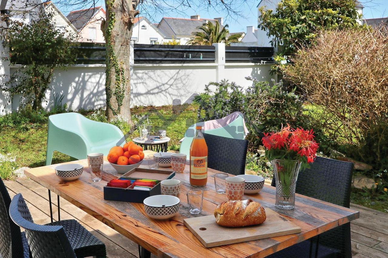 Localise - M33B - Kerbraz, Maison En Duplex Avec Jardin Clos Au Guilvinec - Tout A Pied, Plages, Port, Centre, Commerces, Marche - Wif Inclus - Linge De Lit Inclus Villa Luaran gambar