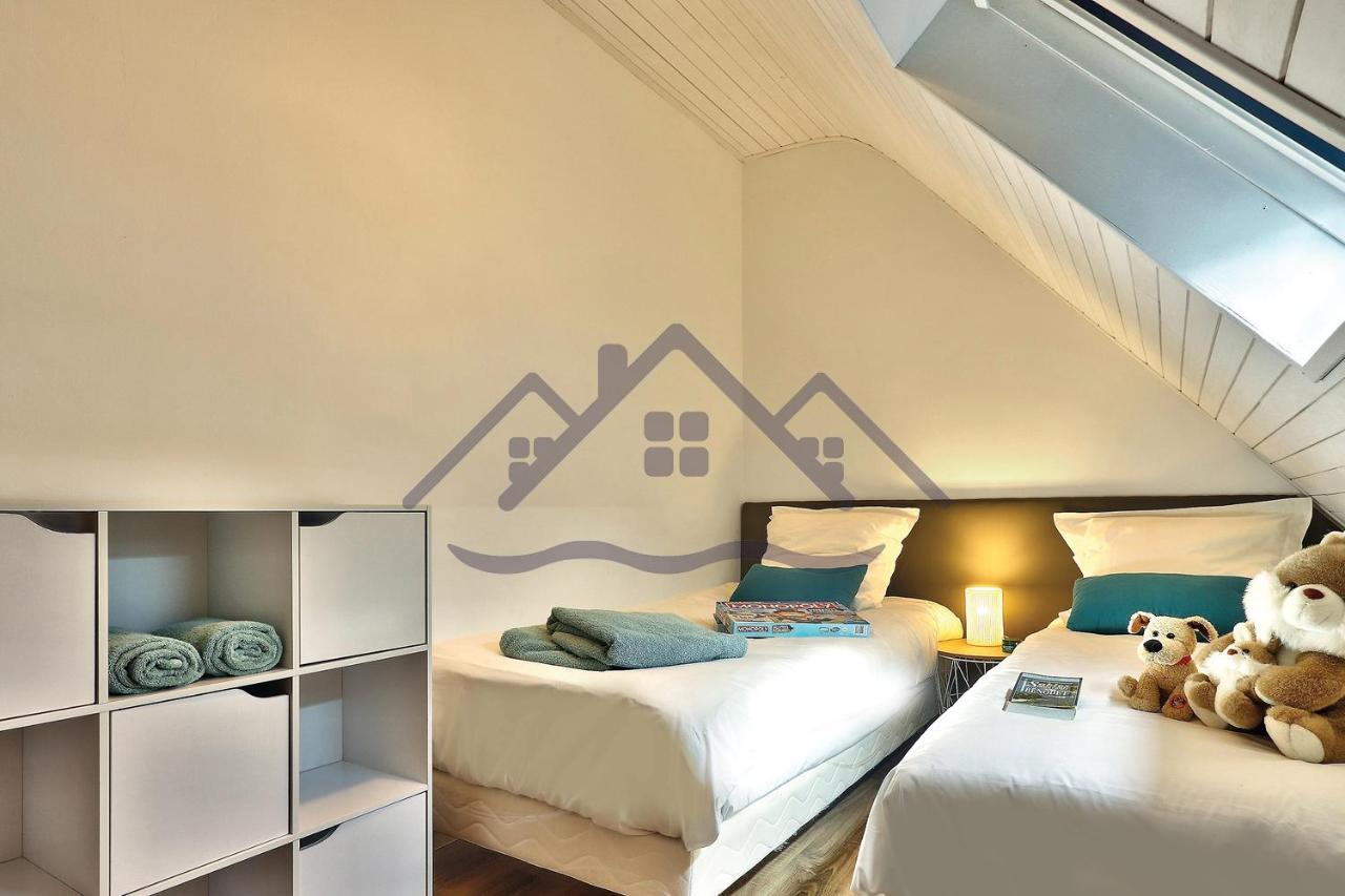 Localise - M33B - Kerbraz, Maison En Duplex Avec Jardin Clos Au Guilvinec - Tout A Pied, Plages, Port, Centre, Commerces, Marche - Wif Inclus - Linge De Lit Inclus Villa Luaran gambar