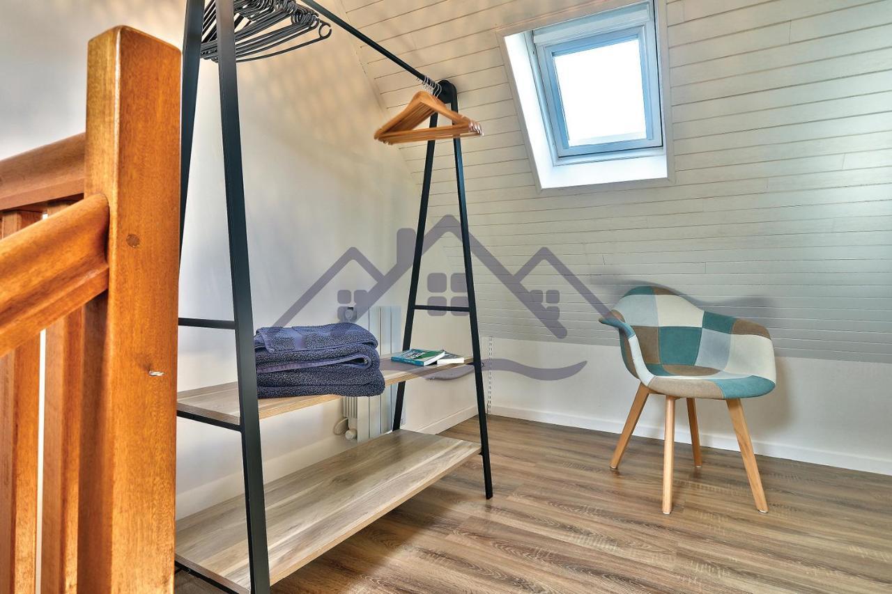 Localise - M33B - Kerbraz, Maison En Duplex Avec Jardin Clos Au Guilvinec - Tout A Pied, Plages, Port, Centre, Commerces, Marche - Wif Inclus - Linge De Lit Inclus Villa Luaran gambar