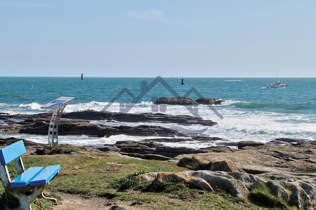 Localise - M33B - Kerbraz, Maison En Duplex Avec Jardin Clos Au Guilvinec - Tout A Pied, Plages, Port, Centre, Commerces, Marche - Wif Inclus - Linge De Lit Inclus Villa Luaran gambar